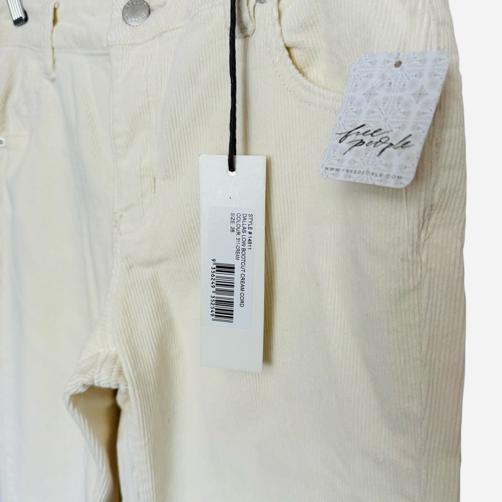 NWT Free People Rolla's Dallas Low-Rise Bootcut Corduroy Pants Size 26 - Picture 10 of 14